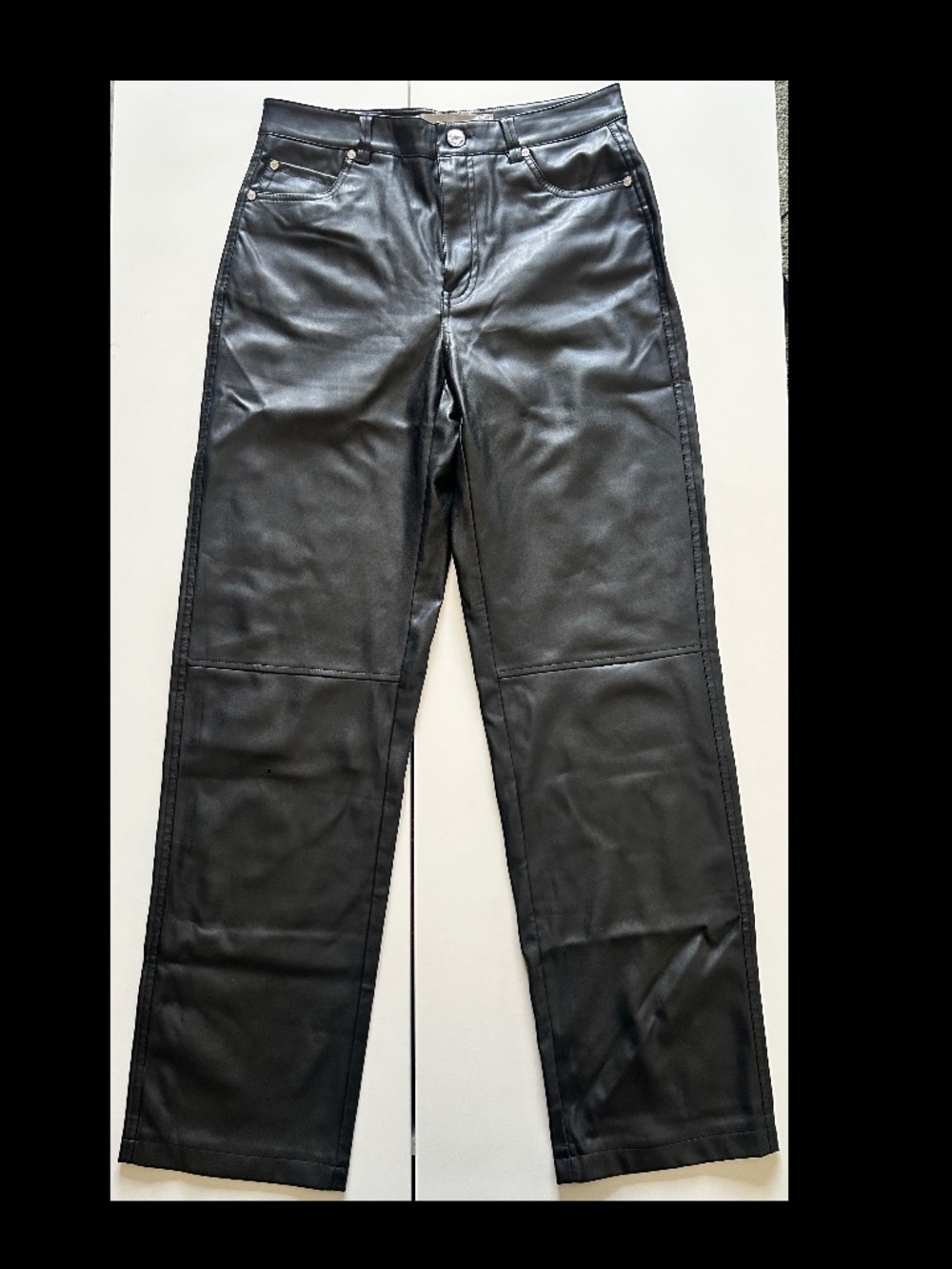 Bershka Faux Leather Pants
